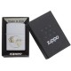 Зажигалка ZIPPO Classic с покрытием Satin Chrome™, латунь/сталь, серебристая, матовая, 38x13x57 мм