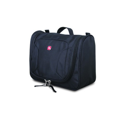 Несессер SWISSGEAR «TOILETRY KIT»,  дорожный, чёрный, 27х11х22 см