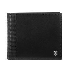 Портмоне VICTORINOX Altius Alox с защитой от сканирования RFID, чёрное, натуральная кожа, 10x2x11 см