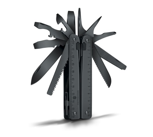 Мультитул VICTORINOX SwissTool BS, 115 мм, 286 г, 29 функций, чёрный, в нейлоновом чехле