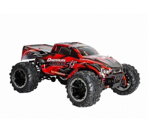 Радиоуправляемый монстр Remo Hobby Dinosaurs Master Brushless UPGRADE PLUS (красный) 4WD 2.4G 1/8 RTR