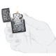Зажигалка ZIPPO Classic с покрытием Black Matte, латунь/сталь, чёрная, матовая, 38x13x57 мм