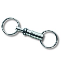Карабин для ключей VICTORINOX, с 2 кольцами, никелированный