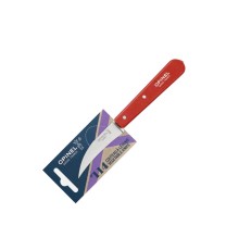 Нож столовый Opinel №114, деревянная рукоять, блистер, нержавеющая сталь, красный 003127