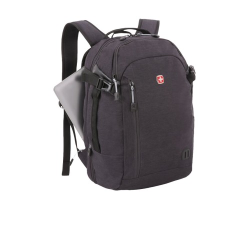 Рюкзак SWISSGEAR 15'', серый, ткань Grey Heather, 31 x 20 x 47 см, 29 л