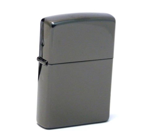 Зажигалка ZIPPO Classic с покрытием Ebony™, латунь/сталь, чёрная, глянцевая, 38x13x57 мм