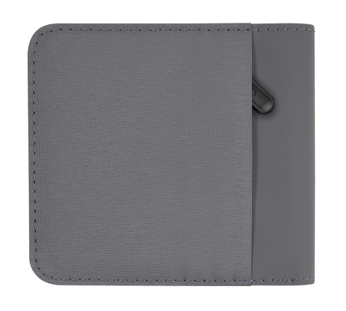 Бумажник VICTORINOX Travel Essentials Bi-Fold Wallet, с защитой от сканирования RFID, серый, полиэстер, 11x2x10 см