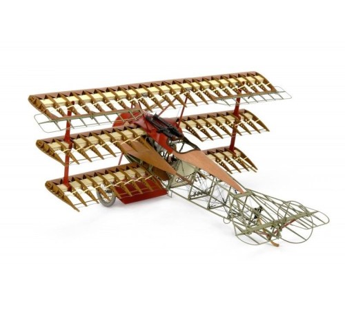 Сборная деревянная модель самолета Artesania Latina FOKKER DR.I 1918 RED BARON, 1/16