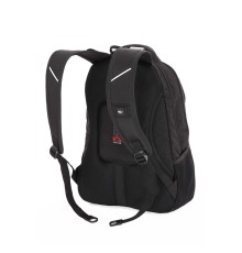 Рюкзак WENGER, 15”, чёрный/красный, полиэстер, 35х20х47 см, 33 л