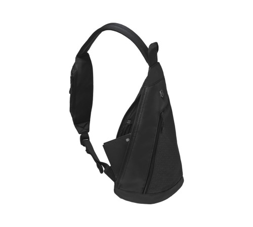 Рюкзак с одним плечевым ремнём VICTORINOX Altmont Original, чёрный, нейлон, 25x14x43 см, 7 л
