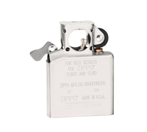 Подарочный набор ZIPPO: зажигалка Black Ice® и вставной блок для зажигалок для трубок, латунь/сталь