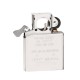 Подарочный набор ZIPPO: зажигалка Black Ice® и вставной блок для зажигалок для трубок, латунь/сталь
