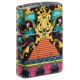 Зажигалка ZIPPO Skull Design с покрытием Glow In The Dark Green,латунь/сталь,разноцветная38x13x57 мм