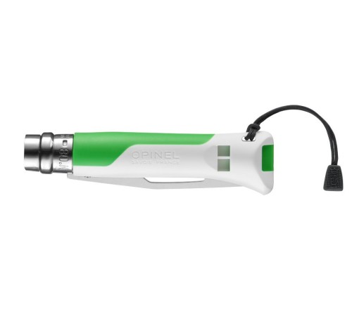 Нож Opinel №8 Fluo Green, зеленый, 002319