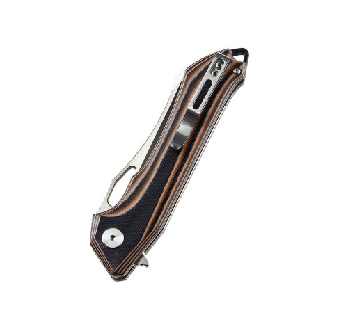 Нож Bestech Platypus сталь D2, рукоять G10 черный-оранжевый-бежевый