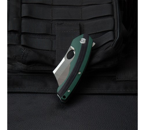 Нож Bestech Skirmish сталь D2, рукоять G10 черно-зеленая