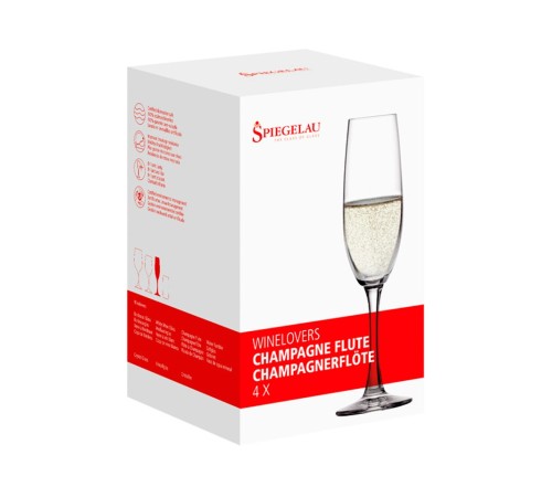 Набор из 4-х бокалов Spiegelau Winelovers для шампанского