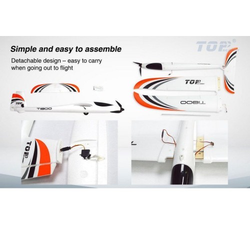 Радиоуправляемый планер Top RC T1800 (Propeller Power System) 1800мм 2.4G 4-ch LiPo RTF