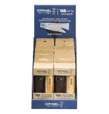 Набор-дисплей Opinel, 10 наборов ножей №8 из нержав стали + чехол, 001193