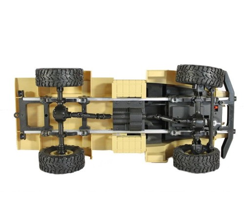 Радиоуправляемая машина MN MODEL военный грузовик (песочный) 4WD 2.4G 1/16 RTR