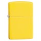 Зажигалка ZIPPO Classic с покрытием Lemon™, латунь/сталь, жёлтая, матовая, 38x13x57 мм