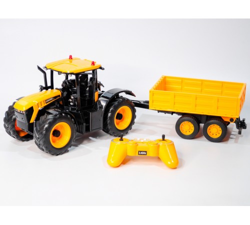 Радиоуправляемый фермерский трактор с прицепом Double Eagle JCB Fastrac 4220 1/16 2.4G RTR