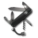 Нож перочинный VICTORINOX Spartan Onyx Black, 91 мм, 12 функций, чёрный, со шнурком в комплекте