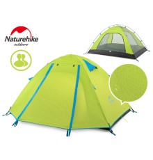 Палатка Naturehike P-Series NH18Z022-P 210T/65D двухместная, светло-зеленая 2, 6975641887782