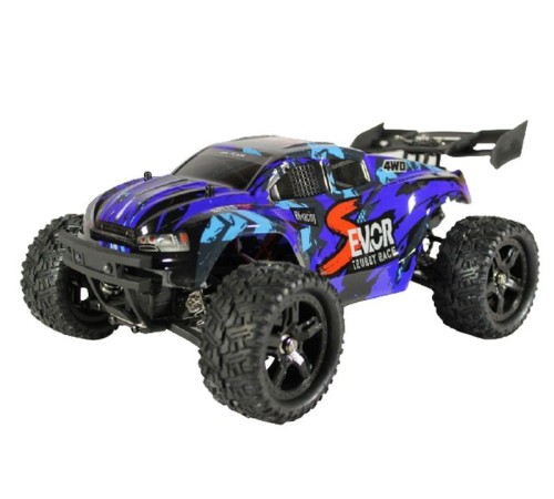 Радиоуправляемая трагги Remo Hobby S EVO-R Brushless V2.0 (синяя) 4WD 2.4G 1/16 RTR