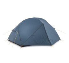 Палатка Naturehike Mongar NH19M002-J 210T двухместная сверхлегкая , синяя Phantom Blue, 6975641882596