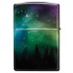 Зажигалка ZIPPO Colorful Sky с покрытием 540 Tumbled Chrome, латунь/сталь, разноцветная, 38x13x57 мм
