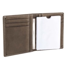 Визитница WENGER Le Rubli, коричневый, воловья кожа, 8,5×2×10,5 см