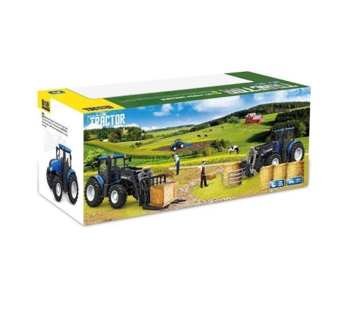 Р/У фермерский трактор Korody с дисковым культиватором, мет. кузов 1/24 2.4G 6CH RTR