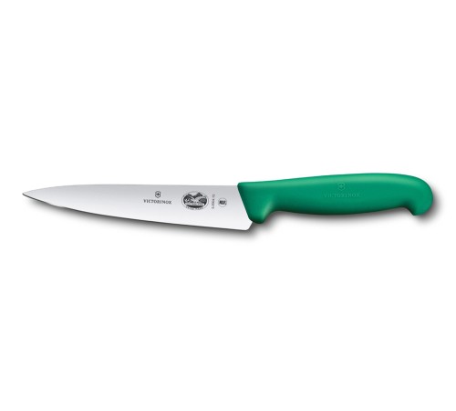 Нож разделочный VICTORINOX Fibrox, 15 см, зелёный