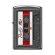 Зажигалка ZIPPO Кассета с покрытием Iron Stone™, латунь/сталь, серая, матовая, 38x13x57 мм
