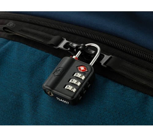Сумка на колёсах VICTORINOX Vx Touring, синяя, ткани VX4 и VXTek, 35x20x55 см, 33 л