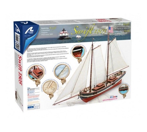 Сборная деревянная модель корабля Artesania Latina NEW SWIFT, 1/50