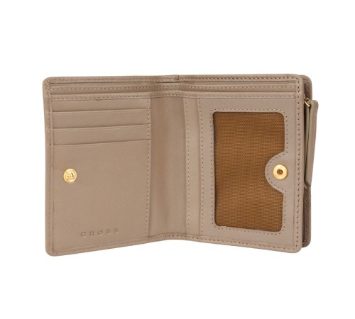 Кошелёк Cross Monaco Taupe, кожа наппа, гладкая, цвет бежевый, 11 x 9 x 2,5 см