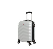 Чемодан SWISSGEAR FRIBOURG, серебристый, АБС-пластик, 37x23x54см, 35 л