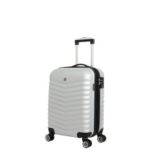 Чемодан SWISSGEAR FRIBOURG, серебристый, АБС-пластик, 37x23x54см, 35 л