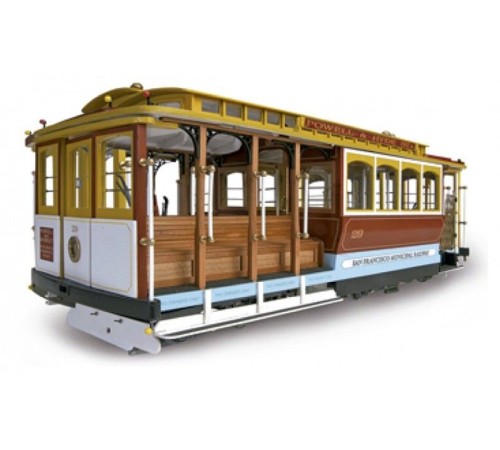 Сборная деревянная модель трамвая Artesania Latina SAN FRANCISCO POWELL STREET, 1/22