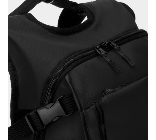 Рюкзак TORBER Mobi, черный, полиэстер 900D с PU покрытием, 45 х 32 х 20 см