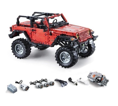 Радиоуправляемый конструктор CADA deTech Jeep Wrangler (1941 деталь)