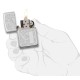 Зажигалка ZIPPO Venetian® с покрытием High Polish Chrome, латунь/сталь, серебристая, 38x13x57 мм