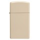 Зажигалка ZIPPO Slim® с покрытием Flat Sand, латунь/сталь, бежевая, матовая, 29x10x60 мм