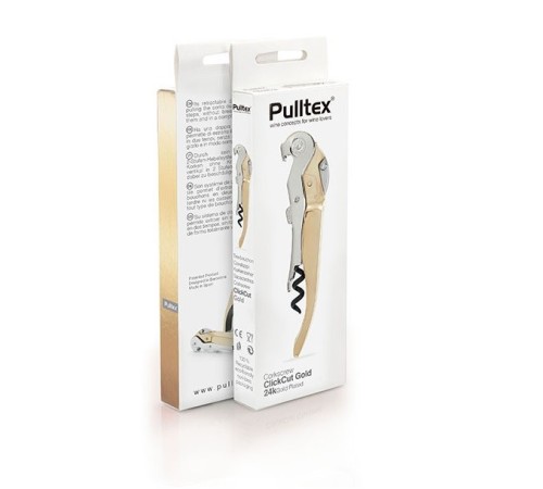 Штопор Pulltex Clickcut Gold Corkscrew