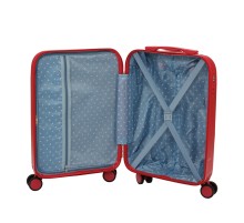 Чемодан TORBER В Отпуск, красный, ABS-пластик, 37 х 25 х 56,5 см, 36 л, 2,5 кг