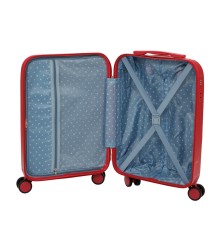Чемодан TORBER В Отпуск, красный, ABS-пластик, 37 х 25 х 56,5 см, 36 л, 2,5 кг