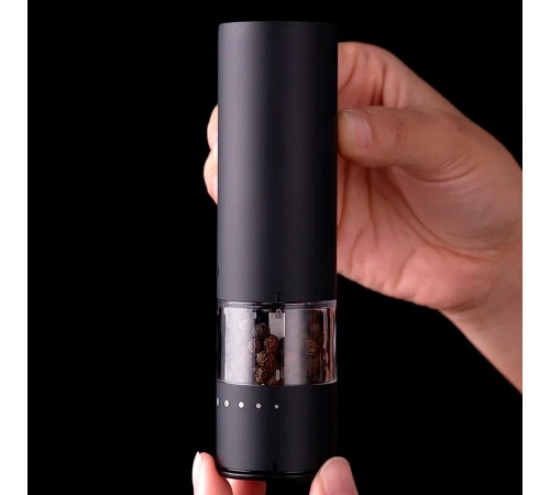 Набор из двух электрических мельниц для специй Huohou Black, 14 см
