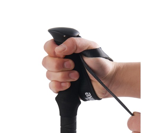 Палка треккинговая Naturehike ST03 7075 AL NH17D017-D с 3 узлами серый